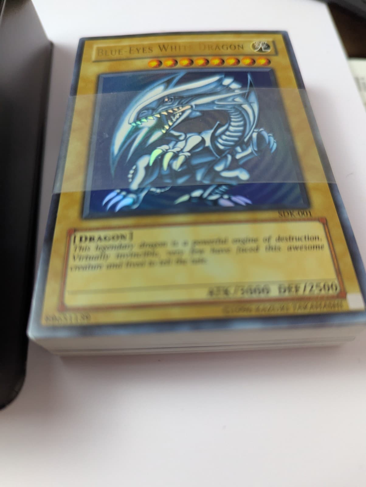Yu-Gi-Oh! 2002 Starter Deck  Kaiba SDK Blue Eyes White Dragon AE thumbnail 4