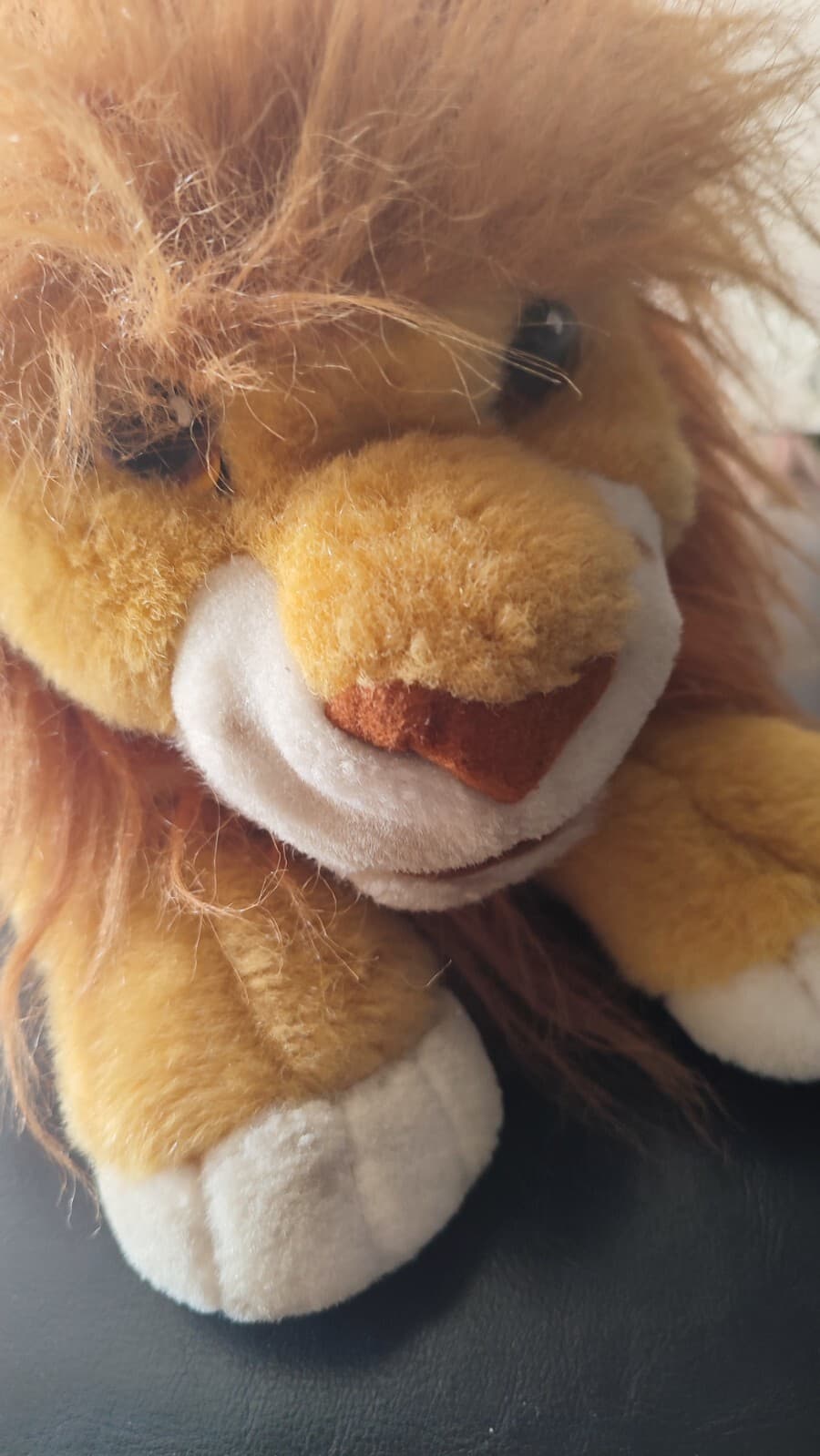 Disney The Lion King Simba Roaring 1993 Mattel Vintage Plush thumbnail 3