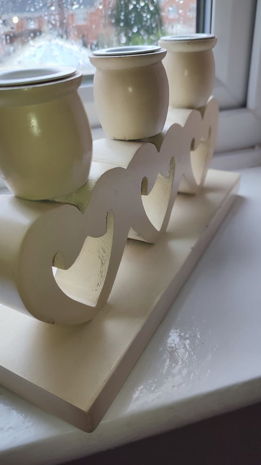 Heart Shaped Wooden Holder