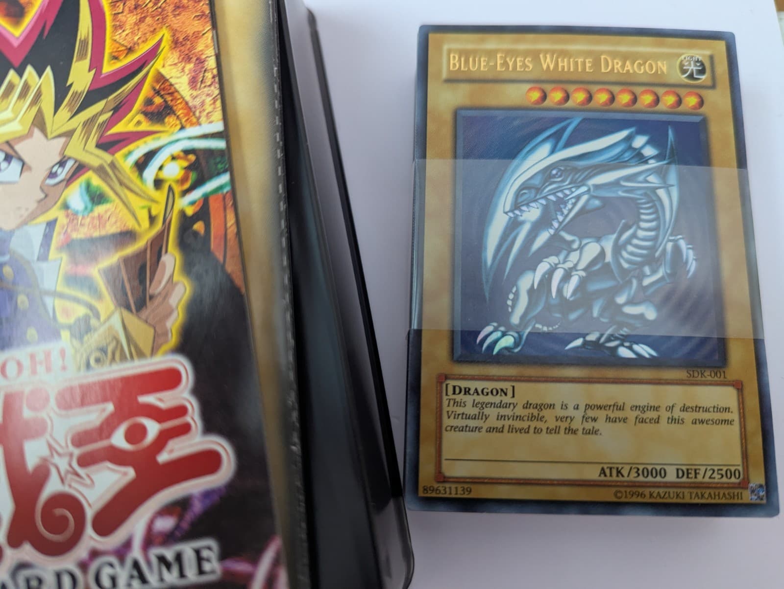 Yu-Gi-Oh! 2002 Starter Deck  Kaiba SDK Blue Eyes White Dragon AE thumbnail 9
