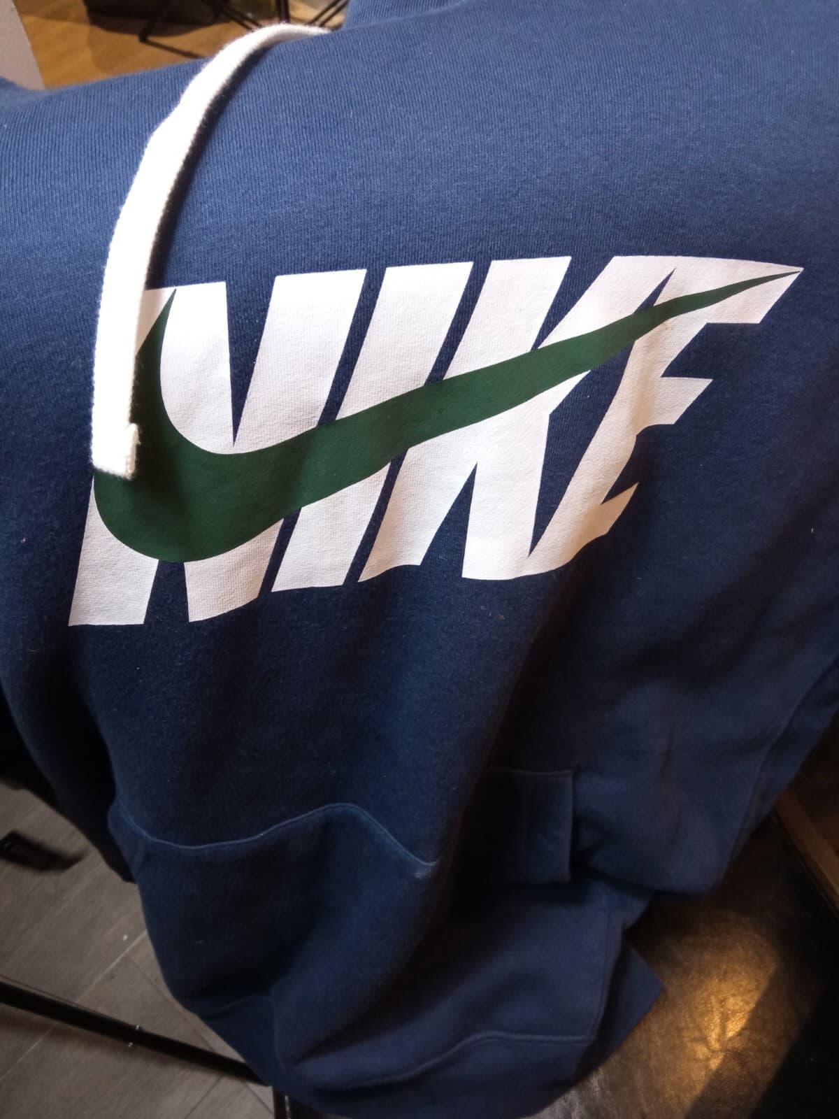 Nike Navy Blue Hoodie Large Size